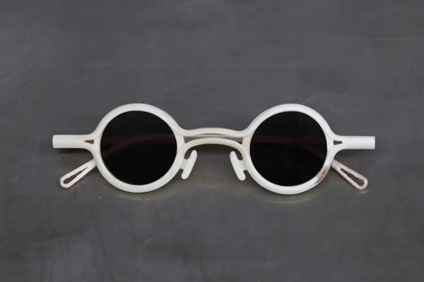 Rigards&DETAJ Marble Silver Dark Gray Lens Glasses RG0824